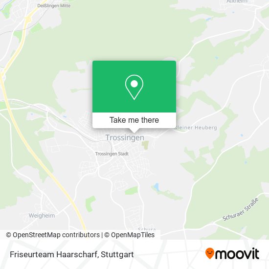 Friseurteam Haarscharf map