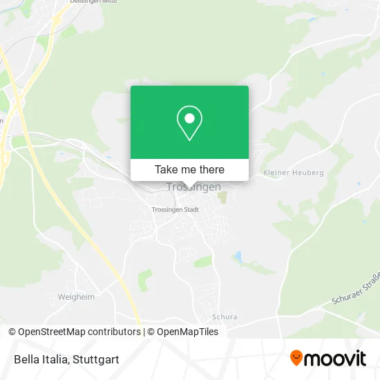 Карта Bella Italia