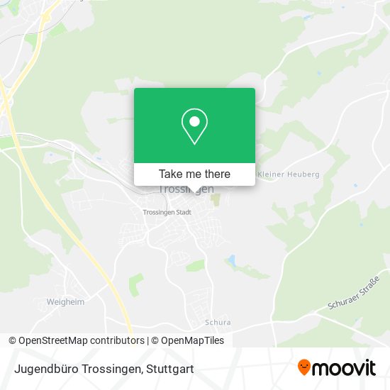 Jugendbüro Trossingen map