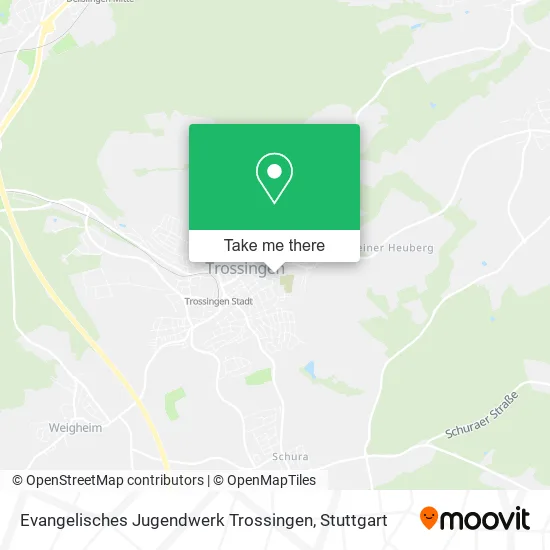 Карта Evangelisches Jugendwerk Trossingen