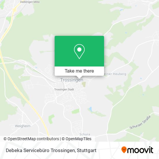 Debeka Servicebüro Trossingen map