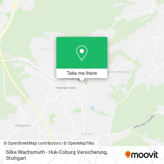 Silke Wachsmuth - Huk-Coburg Versicherung map