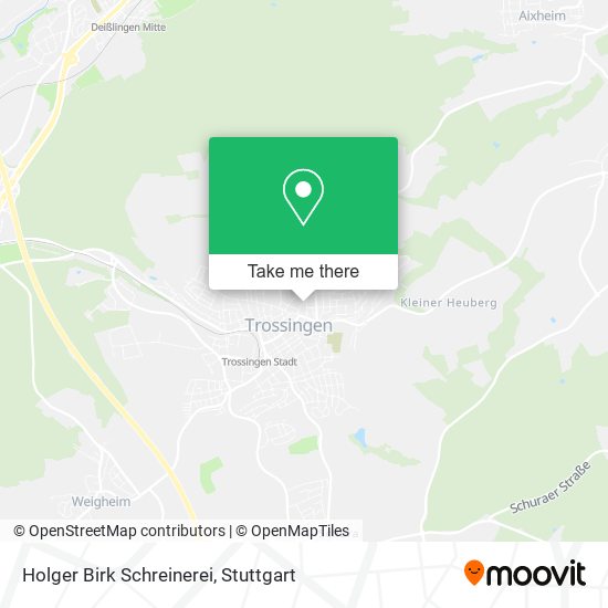 Holger Birk Schreinerei map