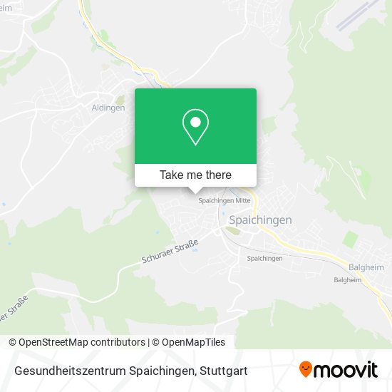 Карта Gesundheitszentrum Spaichingen