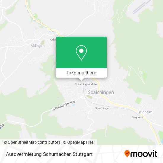 Autovermietung Schumacher map