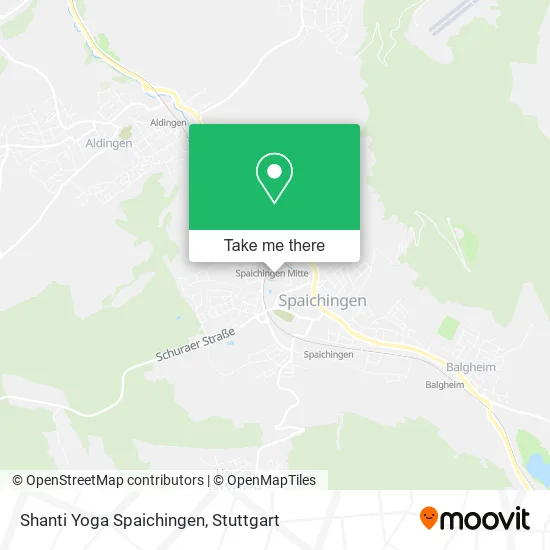Карта Shanti Yoga Spaichingen