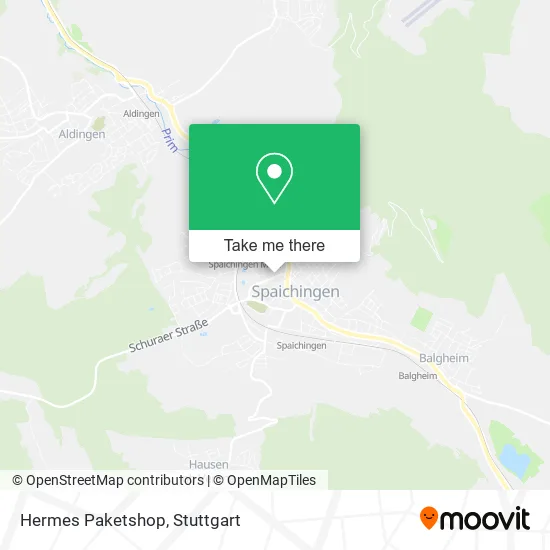 Карта Hermes Paketshop