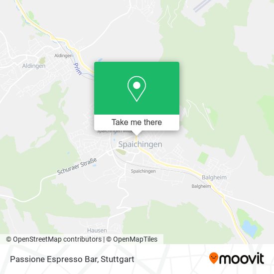 Карта Passione Espresso Bar