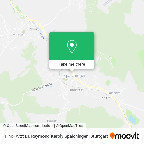 Карта Hno- Arzt Dr. Raymond Karoly Spaichingen