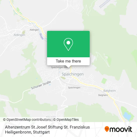 Карта Altenzentrum St.Josef Stiftung St. Franziskus Heiligenbronn