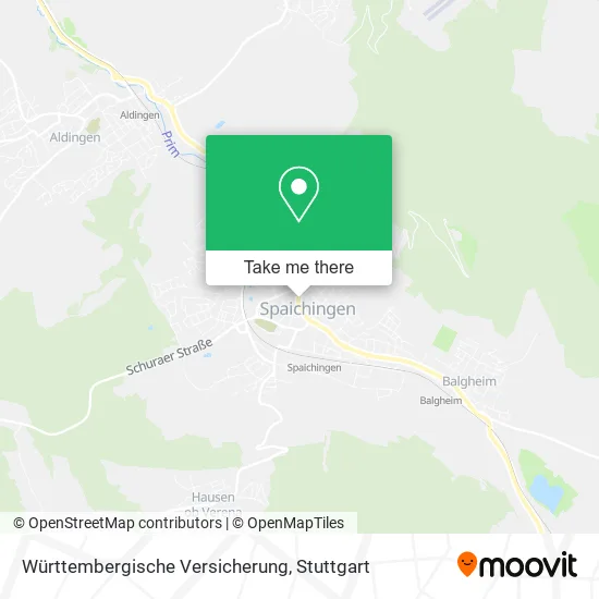 Карта Württembergische Versicherung