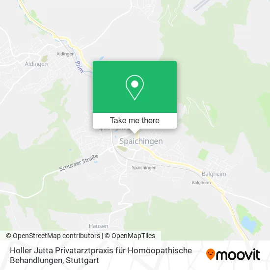 Карта Holler Jutta Privatarztpraxis für Homöopathische Behandlungen