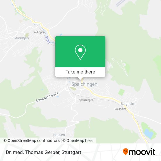 Dr. med. Thomas Gerber map