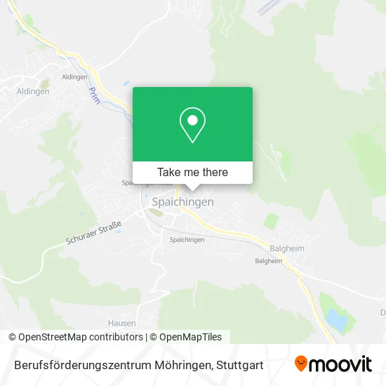 Berufsförderungszentrum Möhringen map