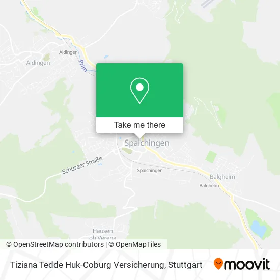 Карта Tiziana Tedde Huk-Coburg Versicherung