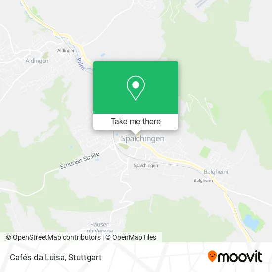 Карта Cafés da Luisa