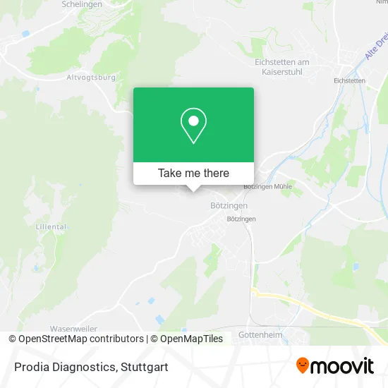 Карта Prodia Diagnostics
