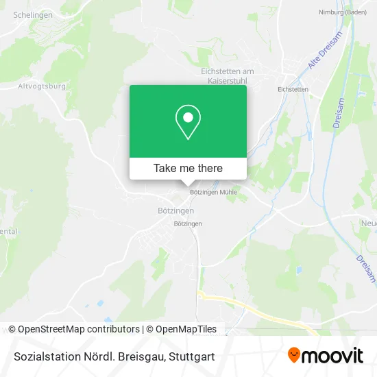 Карта Sozialstation Nördl. Breisgau