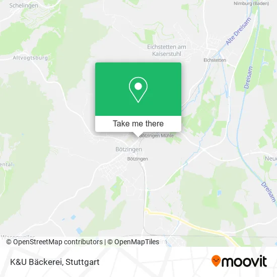 Карта K&U Bäckerei