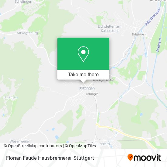 Florian Faude Hausbrennerei map