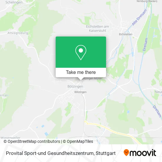 Карта Provital Sport-und Gesundheitszentrum