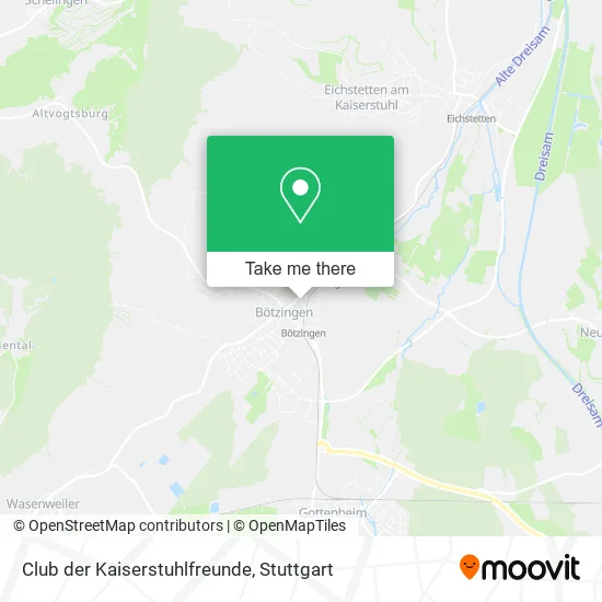 Карта Club der Kaiserstuhlfreunde
