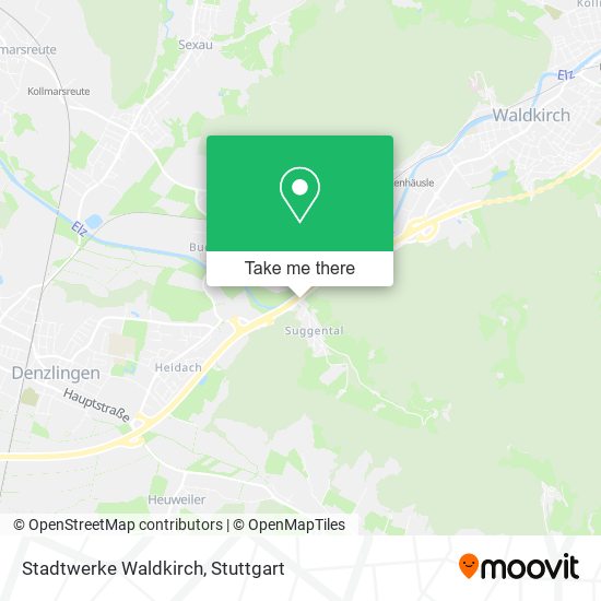 Stadtwerke Waldkirch map