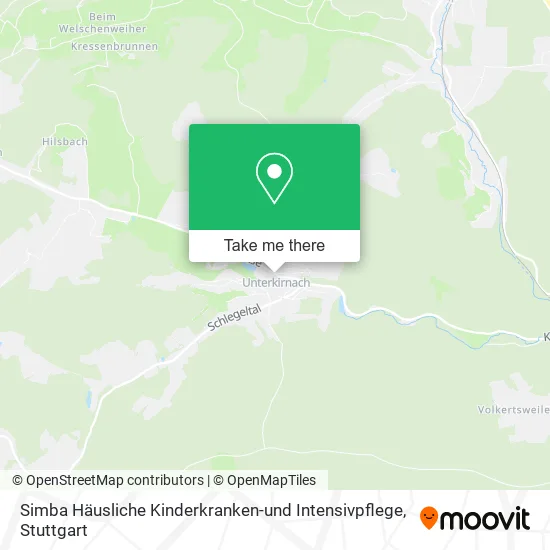 Карта Simba Häusliche Kinderkranken-und Intensivpflege