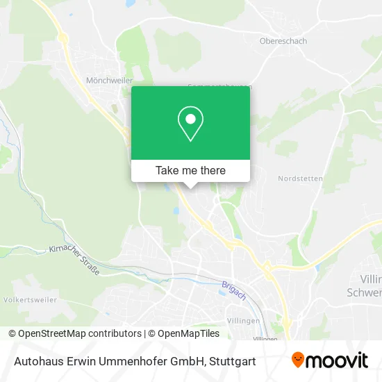 Карта Autohaus Erwin Ummenhofer GmbH
