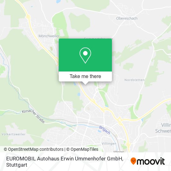 EUROMOBIL Autohaus Erwin Ummenhofer GmbH map