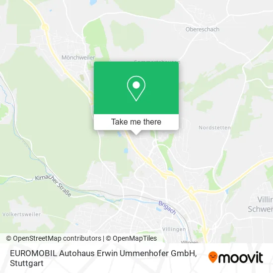 Карта EUROMOBIL Autohaus Erwin Ummenhofer GmbH