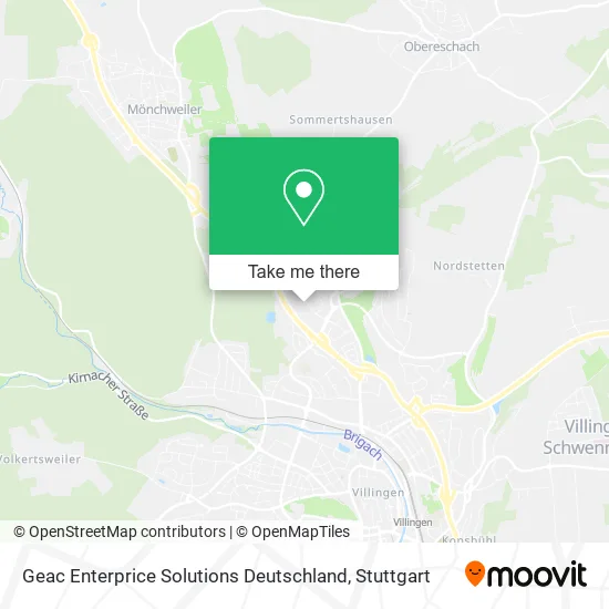 Карта Geac Enterprice Solutions Deutschland