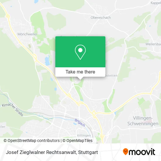 Карта Josef Zieglwalner Rechtsanwalt