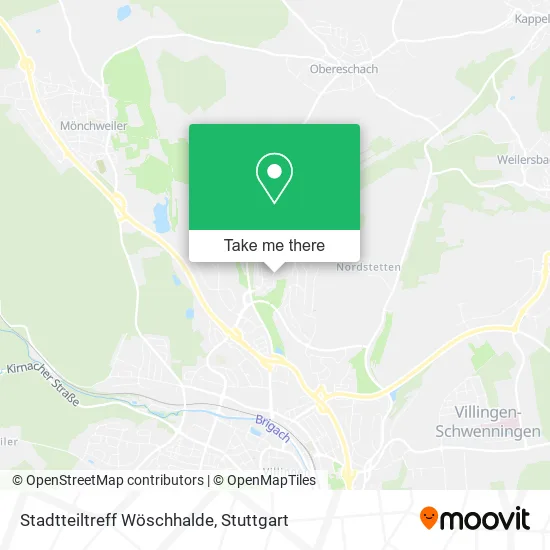 Карта Stadtteiltreff Wöschhalde