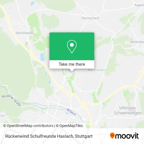 Карта Rückenwind Schulfreunde Haslach