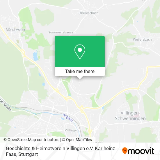 Карта Geschichts & Heimatverein Villingen e.V. Karlheinz Faas