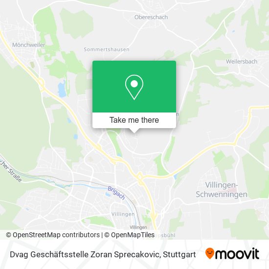 Карта Dvag Geschäftsstelle Zoran Sprecakovic