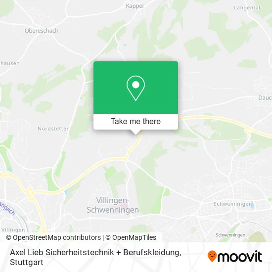 Карта Axel Lieb Sicherheitstechnik + Berufskleidung