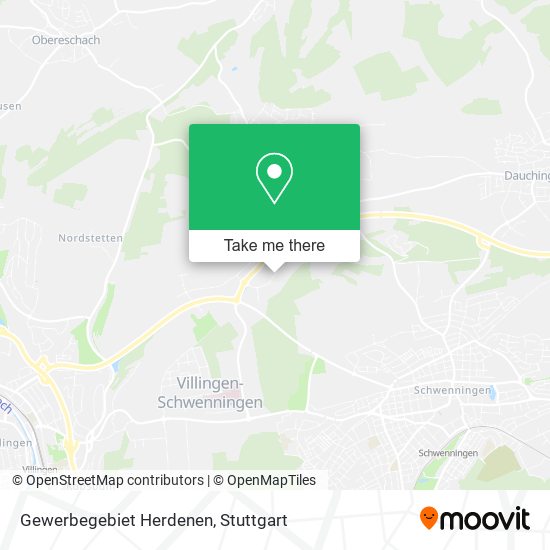 Gewerbegebiet Herdenen map