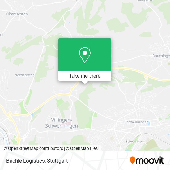 Bächle Logistics map