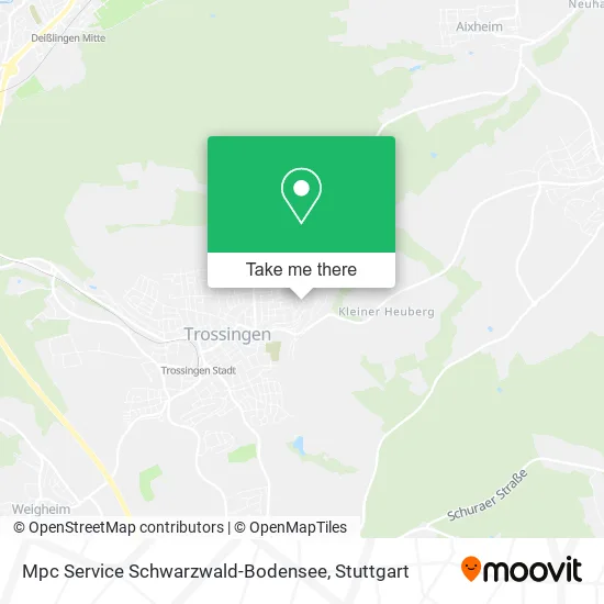 Карта Mpc Service Schwarzwald-Bodensee