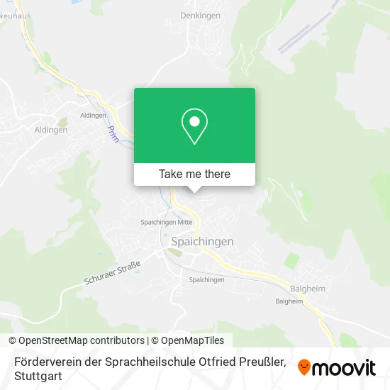 Карта Förderverein der Sprachheilschule Otfried Preußler