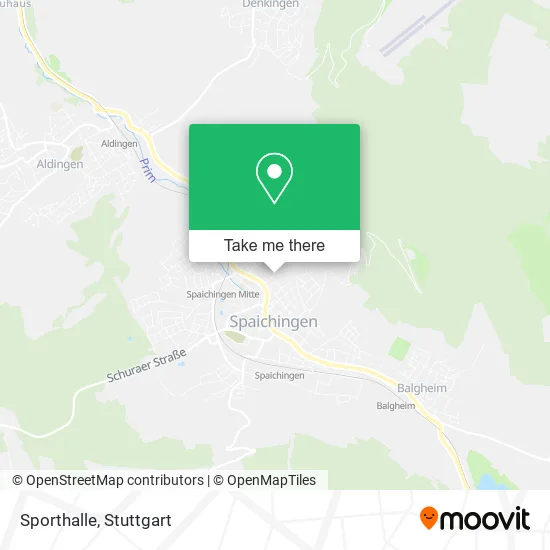 Карта Sporthalle