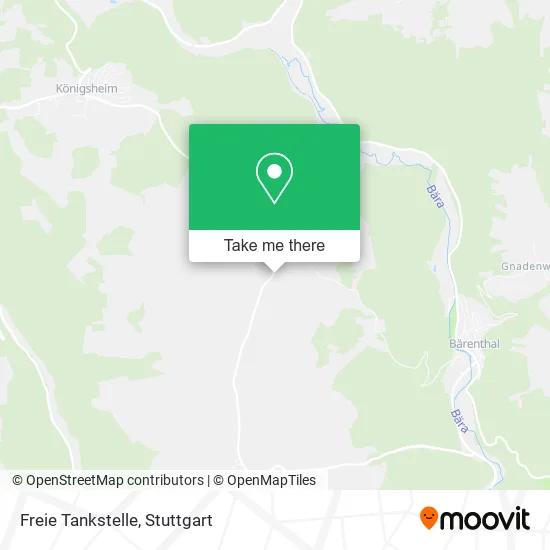 Карта Freie Tankstelle