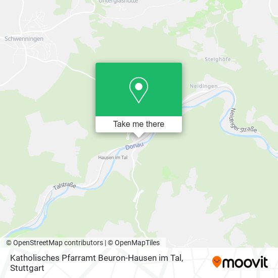 Katholisches Pfarramt Beuron-Hausen im Tal map