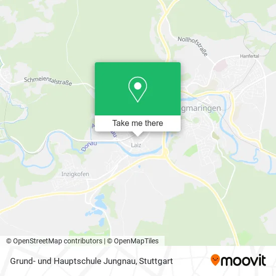 Карта Grund- und Hauptschule Jungnau