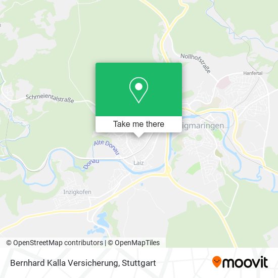 Bernhard Kalla Versicherung map