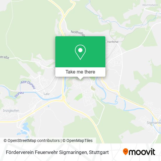 Карта Förderverein Feuerwehr Sigmaringen