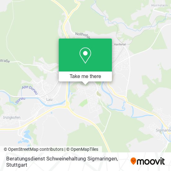 Карта Beratungsdienst Schweinehaltung Sigmaringen
