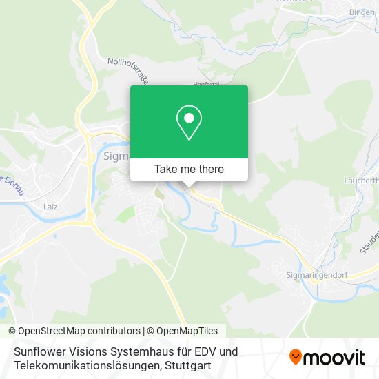Sunflower Visions Systemhaus für EDV und Telekomunikationslösungen map